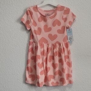 Cat & Jack Peach Heart Dress